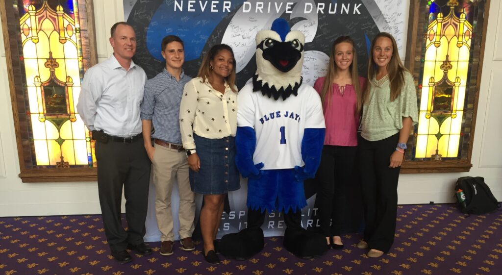Erin Coombs of the ETC Foundation spoke to Etown College students about never driving drunk.