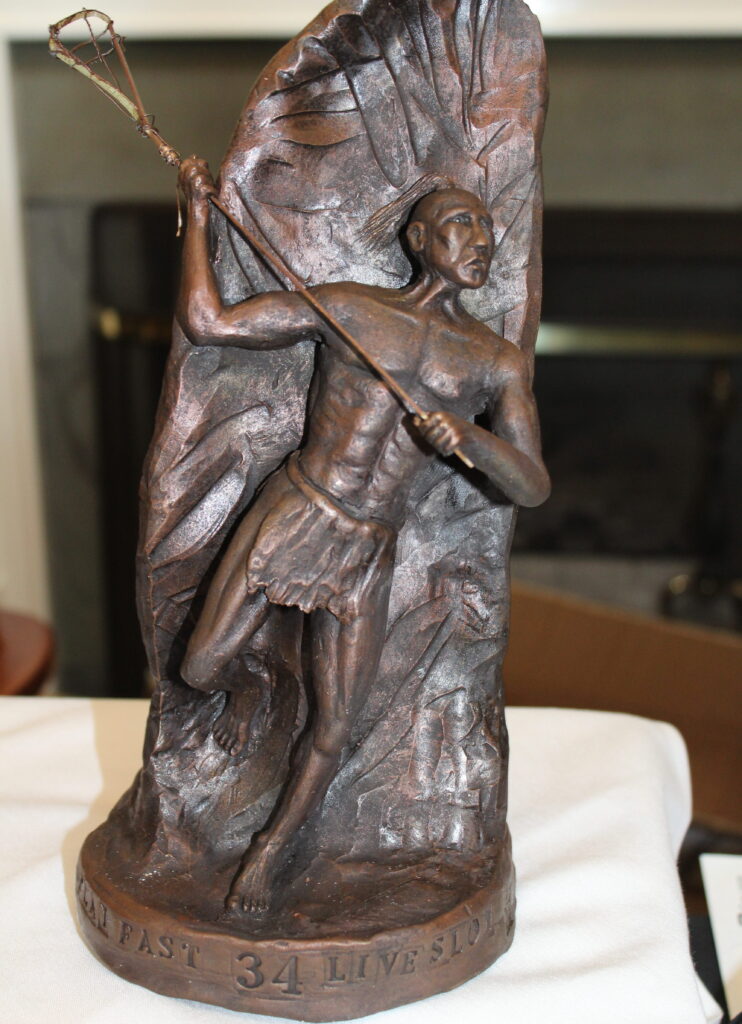 sculpture out of clay as a fundraiser for the Edward Taylor Coombs Foundation by David Faust