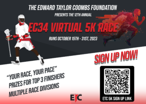The ETC Foundation's flyers 12th annual 5K race on October 15th-31st